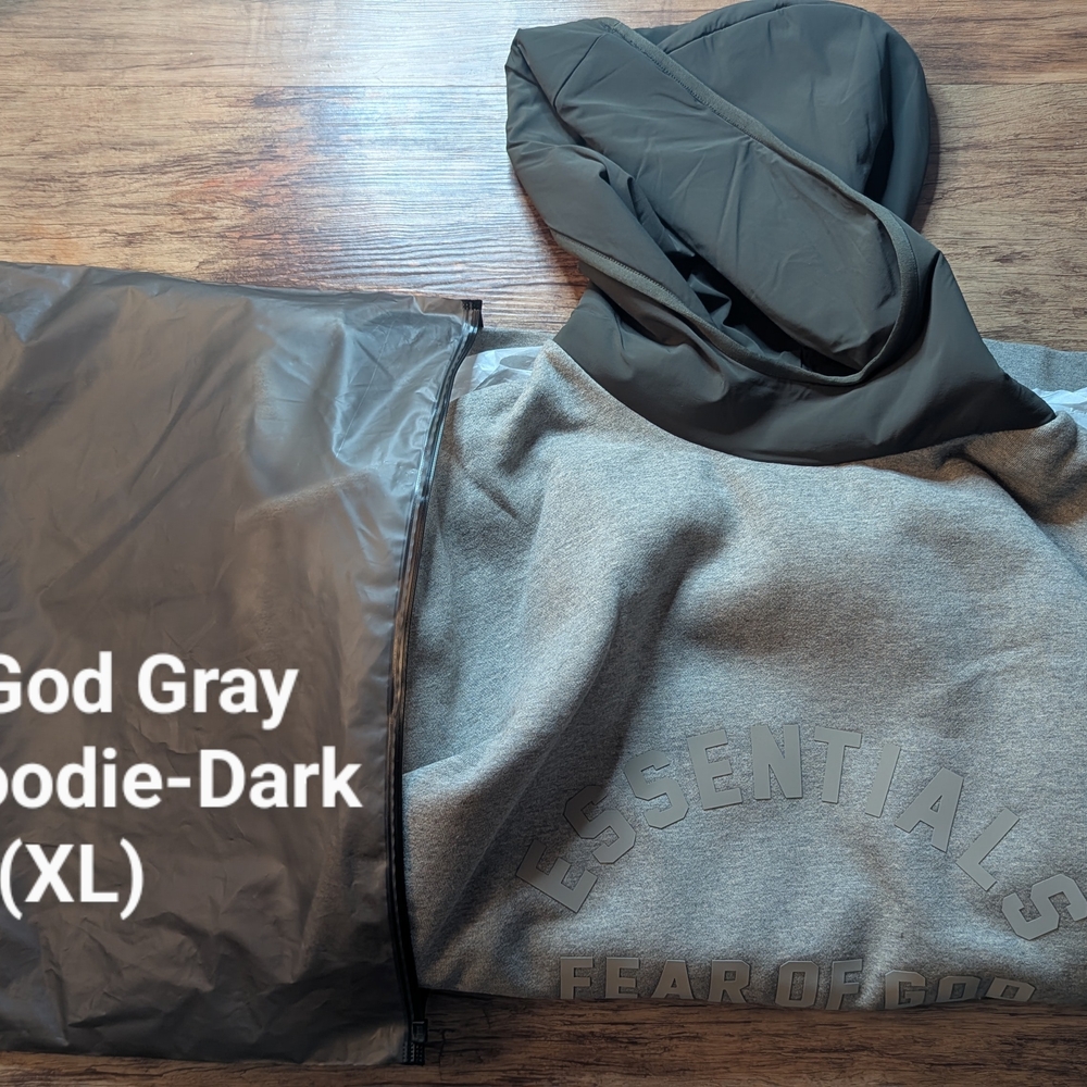 Fear of God Essentials Dark Gray Hoodie